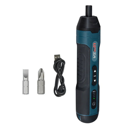 3.6V Cordless Electric Screwdriver Rechargeable 1500Mah Lithium Battery Mini Drill Power Tools Set Household Maintenance Repair