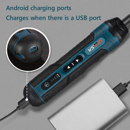 3.6V Cordless Electric Screwdriver Rechargeable 1500Mah Lithium Battery Mini Drill Power Tools Set Household Maintenance Repair